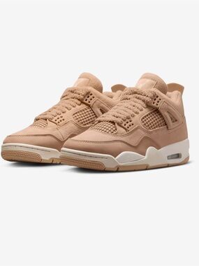 Air Jordan 4 Retro “Cozy Girl” Wheat-Toned Suede